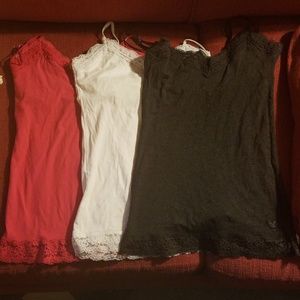 American Eagle Lot of 3 Camesoles S